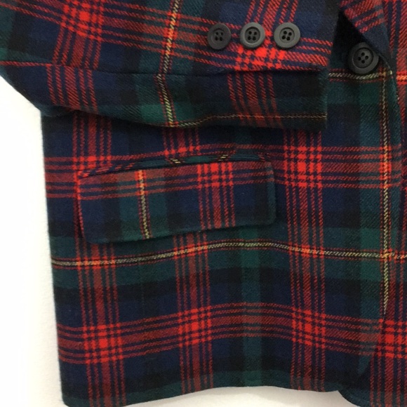 Vintage Pendleton plaid Tartan wool Blazer - Picture 5 of 8